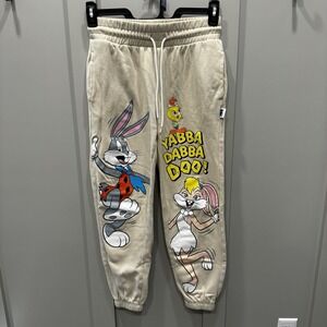 Bugs Bunny Tweety Bird Warner Brothers Sweat Pants Small